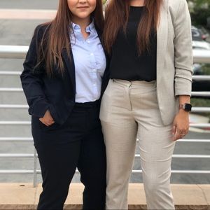 H&M Dark Blue Pant Suit